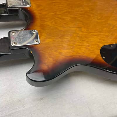 Ibanez Studio Series ST1200 Studio Twin 6/12 Double Neck doubleneck Guitar with Case MIJ Made In Japan 1978 - Brown Sunburst image 22