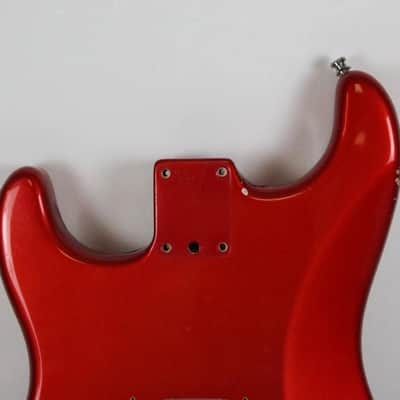 2002 Vintage Fender Stratocaster American Standard Crimson Red BODY USA image 2