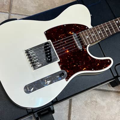 2011 Fender American Deluxe Telecaster Olympic Pearl image 1