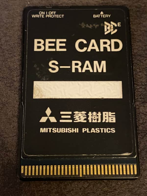 Mitsubishi Bee Card 256kb S-RAM for Korg synths, Microwave and others image 1
