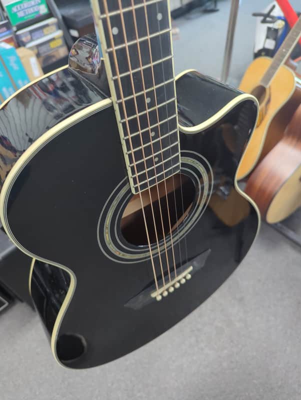 Washburn Acoustic electric guitar 2025 - Polish ebony image 1
