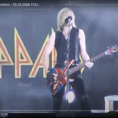 Def Leppard 2008 Stage Used Logo Backdrop. Joe Elliot COA image 6