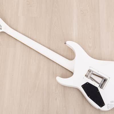 1989 ESP Custom Shop Horizon Custom Vintage Neck Through Guitar White, Near-Mint w/ Floyd Rose, Seymour Duncan image 13