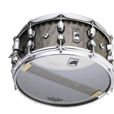 Mapex Mapex Black Panther Persuader 14x6.5 Hammered Brass Snare Drum image 4