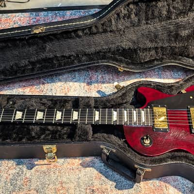 1994 Gibson Les Paul Studio with Ebony Fretboard- Wine Red and Hard Case image 11