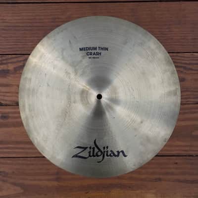 USED A Zildjian 16" Medium Thin Crash Cymbal image 1