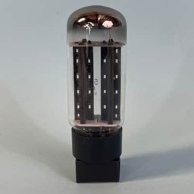 1950s Sylvania 5U4GB Vintage Black Plate Halo Getter Rectifier Tube! T281 image 4