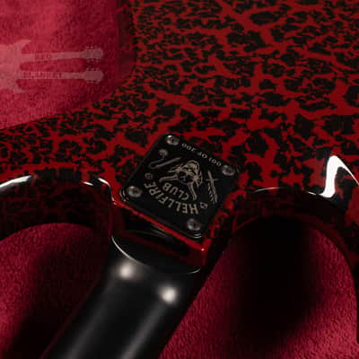 B.C. Rich Stranger Things Limited Edition Eddie's NJ Warlock USA Custom Shop Red Crackle #1 of 100 image 13