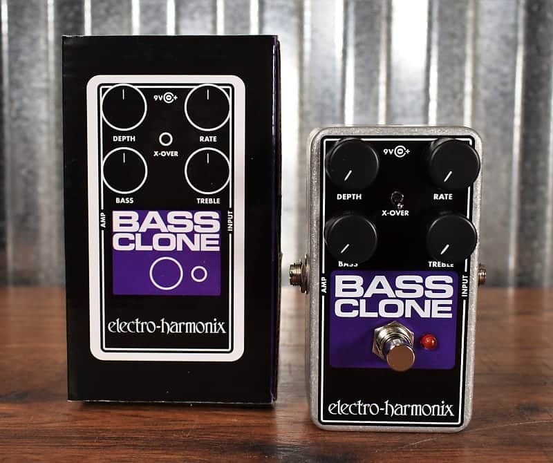 Electro-Harmonix EHX Bass Clone Analog Chorus Effect Pedal image 1