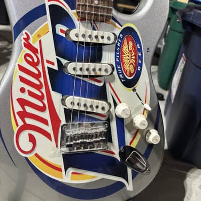 Fender Squier Strat Rare “Miller Lite” Promo image 3