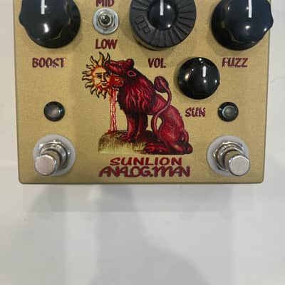 Analogman Sun Lion Fuzz Booster Pedal | Reverb