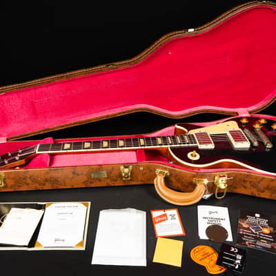 Gibson 1957 Les Paul Standard Murphy Lab Light Aged - Black Sparkle Top / Natural Back image 24