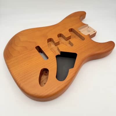 Hoodoo Stratocaster Body Nitro Alder Natural New Light hsb6466 image 1