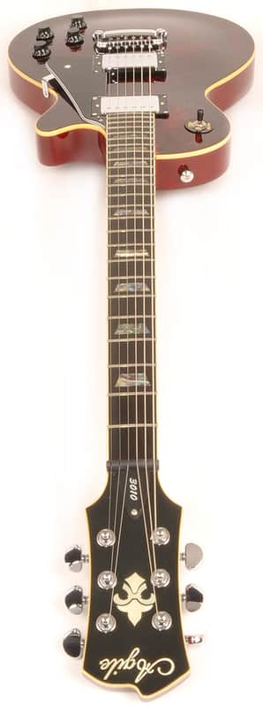 Agile AL-3010 SE 627 Tribal Red Baritone Guitar | Reverb