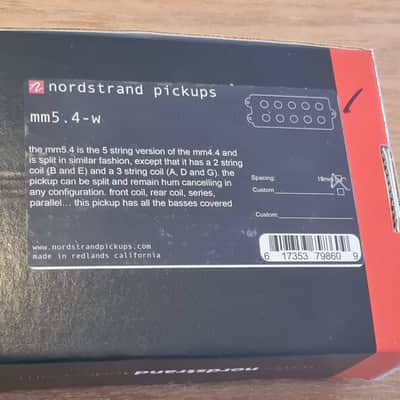 Nordstrand MM5.4 5-string Quad Coil MusicMan style bass pickup image 6