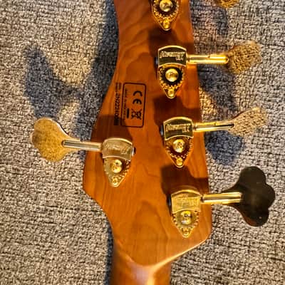 Sire Marcus Miller P10dx w/Major Upgrades 5-String Bass Roasted Flame Maple Fretboard, Natural 2023 - NT (Natural), TS (Tobacco Sunburst) image 4