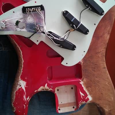 MIJ 1993 Fender Squier '60s Stratocaster (Made in Japan Strat - Torino Red) image 9