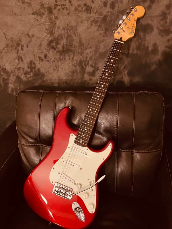 1998 Fender Stratocaster - Candy Apple Mist Red image 1