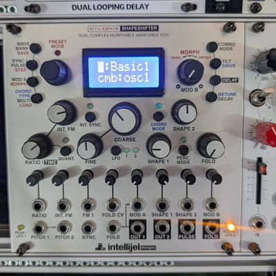 Intellijel Cylonix Shapeshifter Dual Wavetable VCO Eurorack Synth Module 2015 - Present - Silver image 1