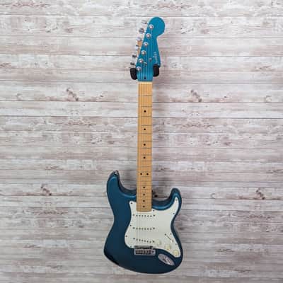 Used 1995 Fender American Standard Stratocaster with Matching Headstock, Maple Fretboard Ocean Turquoise image 2