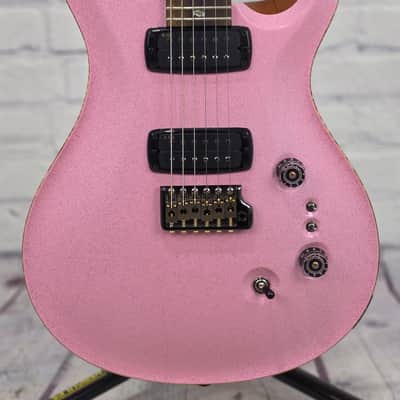 Paul Reed Smith PRS Guitars Wood Library Custom 24-08 6 String Electric Guitar Bubblegum Pink Sparkle image 2