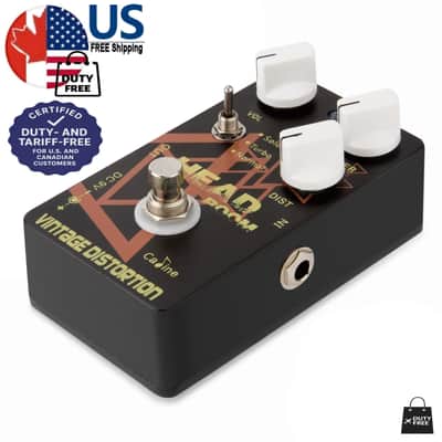 Caline CP-34 Vintage Distortion Guitar Effect Pedal with 3 Way Togle Switch image 4