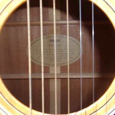PROJECT: Yamaha F-335, 1970's or 80's, natural, rosewood bridge, headstock cap and fretboard, Cipollina image 7