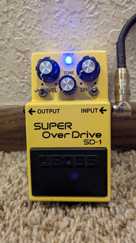 Boss SD-1 with Modest Mike’s Sparkle Mod Solid Condition image 1