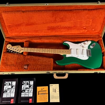 1995 Fender Stratocaster Eric Clapton Signature with Lace Sensors ~ Candy Green image 13