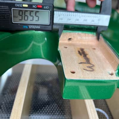 Warmtone Custom Guitars Tele Style Guitar Body “Pure Green” image 14
