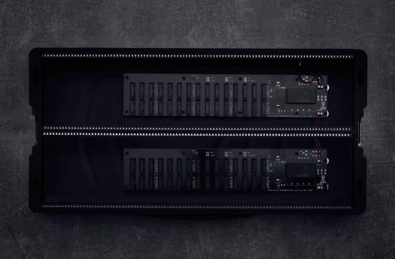 Erica Synths 2x104HP Carbon Fiber Travel Case with Lid (All Plugs Available) image 1