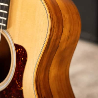 Taylor GS Mini-e LTD Ovangkol Acoustic-Electric Guitar with Gig Bag - Used image 12