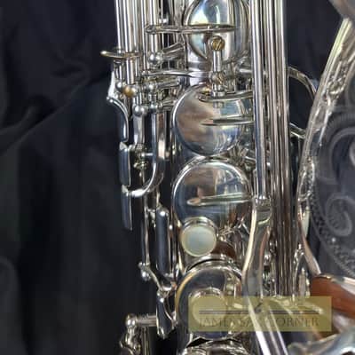 NO TARIFFS - Vintage Yamaha YAS-62S Silver Alto Saxophone Purple Logo image 17