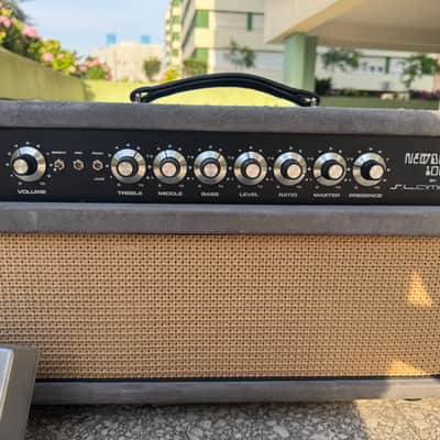 SL Amp Newdrive 100 (Dumble overdrive special) 2022 - Grey suede image 3