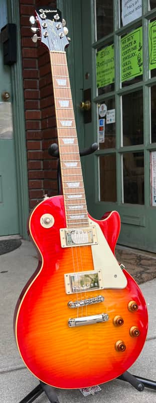 2018 Epiphone Les Paul Standard Pro Cherry Sunburst, PRO SETUP/SERVICED w/Case~*SALE*~SEE VIDEO image 1