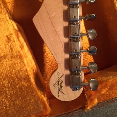 Fender Custom Shop 1961 NOS Stratocaster Lefty 2007 Aged Daphne Blue image 5