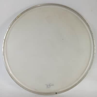 Rogers 18"White Coated Floor Tom Drum Head Big R Vintage70s Fullerton,CA Era USA image 3