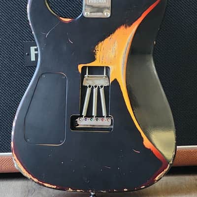 FRIEDMAN CUSTOM SHOP CALI 2023 - BLACK OVER 3 TONE SUN BURST image 4