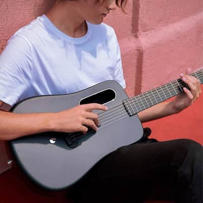 LAVA Music LAVA ME 2 Carbon Fiber Guitar, Black W/ built in effects/speaker "Authorized Dealer" image 5