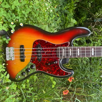 1973 Fender Jazz Bass - Rosewood Fretboard - Sunburst - OHSC image 1