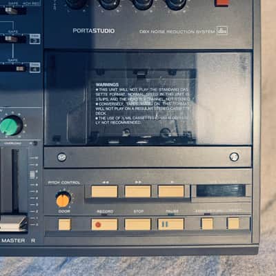 TASCAM 244 Portastudio 4-Track Cassette Recorder 1980s - Brown image 10