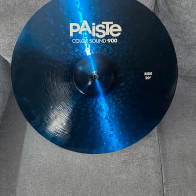 Paiste colorsound 900 20” ride cymbal blue image 2