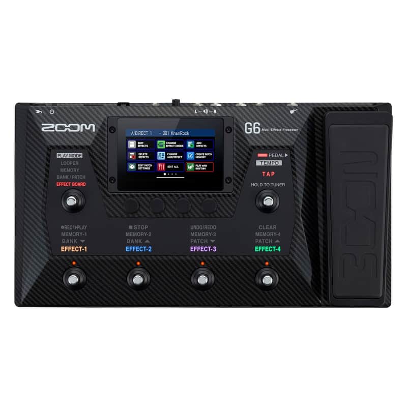 Zoom G6 Guitar Multi-Effects Processor - Mint, Open Box image 1