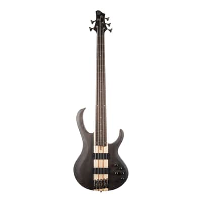 Ibanez BTB605TGF BTB Standard 5-String Electric Bass - Transparent Gray Flat image 2