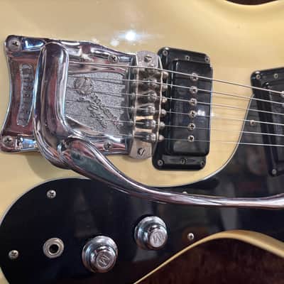 Mosrite EX-65 Excellent 65 Pearl White 1990's image 9