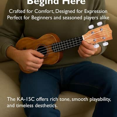 Kala KA-15C Satin Mahogany Concert Ukulele w/ Gig Bag image 5