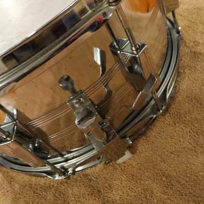 Tama Royalstar 14' x 6  1/2" Deep Chrome Snare Drum 1983 chrome image 4