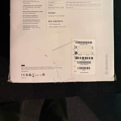 AKG K702 Open-Back Studio Headphones 2010s - Black image 2