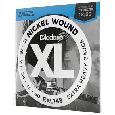 D'Addario EXL148 Nickel Wound Extra Heavy 12-60 image 4