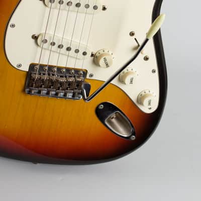 Fender  Stratocaster Solid Body Electric Guitar (1970), ser. #273341, period black tolex hard shell case. image 15